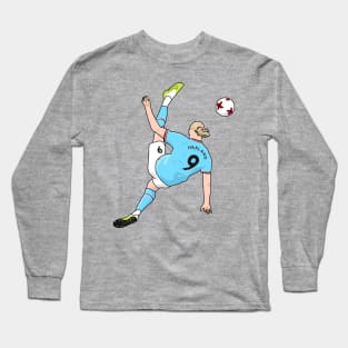 Bicycle kick haaland Long Sleeve T-Shirt